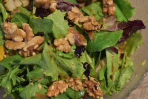 Marinated Chickpea Tempeh Grilled Vegetable Salad