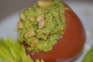 Guacamole Stuffed Tomatoes