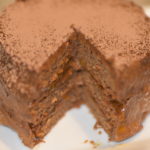 Banana Chocolate Moose Coconut Sponge (Buiskuit)  Fasting Cake