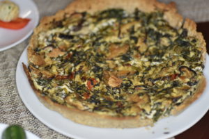 Vegan Mushroom Quiche